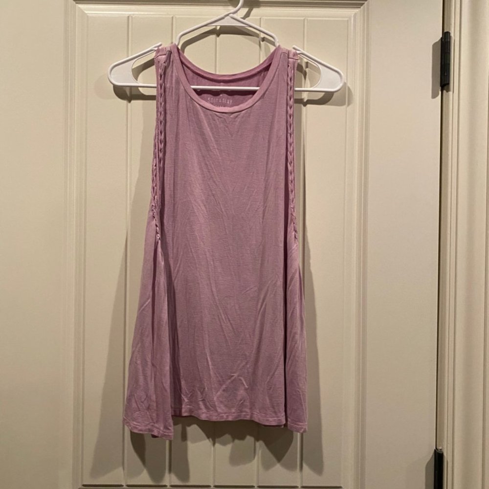 American Eagle Tank with Braiding detail